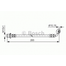 1 987 481 128 BOSCH Тормозной шланг