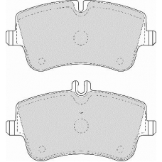 FD6961A NECTO Комплект тормозных колодок, дисковый тормоз