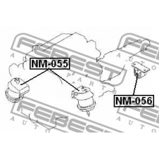 NM-055 FEBEST Подвеска, двигатель