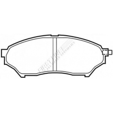 FBP3388 FIRST LINE Комплект тормозных колодок, дисковый тормоз