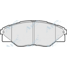 PAD1839 APEC Комплект тормозных колодок, дисковый тормоз