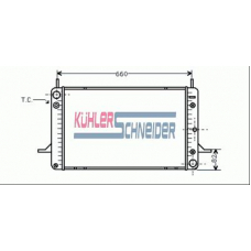 1804601 KUHLER SCHNEIDER Радиатор, охлаждение двигател