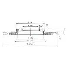 BDC1019 QUINTON HAZELL Тормозной диск