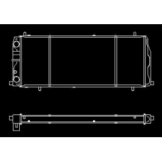 RA0010070 J. DEUS Радиатор, охлаждение двигателя