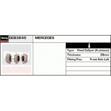 DC83840 DELCO REMY Тормозной суппорт