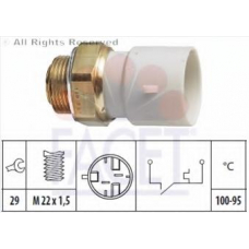 7.5182 FACET Термовыключатель, вентилятор радиатора