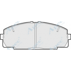 PAD1371 APEC Комплект тормозных колодок, дисковый тормоз