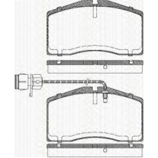 8110 29054 TRISCAN Комплект тормозных колодок, дисковый тормоз