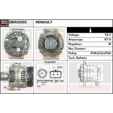 DRA0303 DELCO REMY Генератор