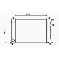 RM0249 EQUAL QUALITY Радиатор, охлаждение двигателя