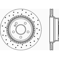 BDRS1996.25 OPEN PARTS Тормозной диск