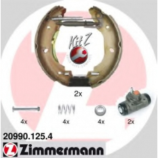 20990.125.4 ZIMMERMANN Комплект тормозных колодок