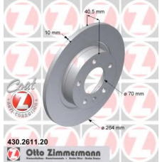 430.2611.20 ZIMMERMANN Тормозной диск