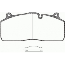 JCA 1316.00 REMSA Комплект тормозных колодок, дисковый тормоз