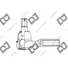 DE1036 DJ PARTS Наконечник поперечной рулевой тяги