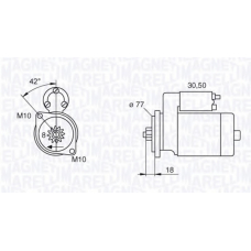 063522626010 MAGNETI MARELLI Стартер