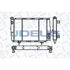 RA0230031 JDEUS Радиатор, охлаждение двигателя