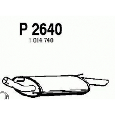 P2640 FENNO Глушитель выхлопных газов конечный