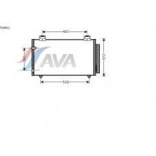 TO5411 AVA Конденсатор, кондиционер