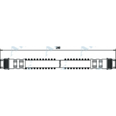 HOS3233 APEC Тормозной шланг