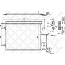 10-45180-SX STELLOX Конденсатор, кондиционер