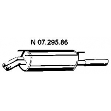 07.295.86 EBERSPACHER Глушитель выхлопных газов конечный