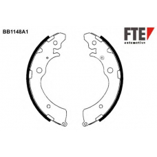 BB1148A1 FTE Комплект тормозных колодок