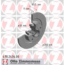 470.2434.00 ZIMMERMANN Тормозной диск