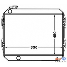 8MK 376 726-651 HELLA Радиатор, охлаждение двигателя