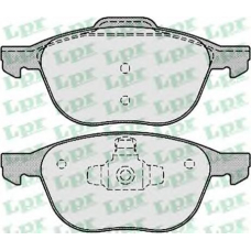 05P1190 LPR Комплект тормозных колодок, дисковый тормоз