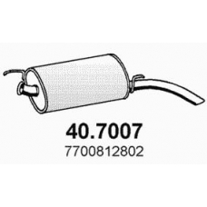 40.7007 ASSO Глушитель выхлопных газов конечный