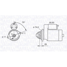 063521090350 MAGNETI MARELLI Стартер