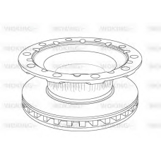 NSA1176.20 WOKING Тормозной диск