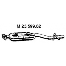 23.599.82 EBERSPACHER Средний глушитель выхлопных газов