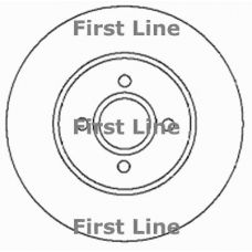 FBD1458 FIRST LINE Тормозной диск
