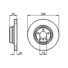 0 986 479 003 BOSCH Тормозной диск