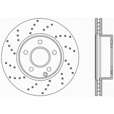 BDRS2391.25 OPEN PARTS Тормозной диск