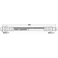 FBH6319 FIRST LINE Тормозной шланг