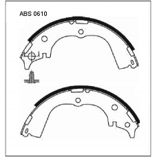 ABS0610 Allied Nippon Колодки барабанные