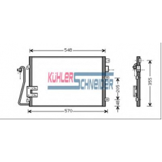 0924901 KUHLER SCHNEIDER Конденсатор, кондиционер