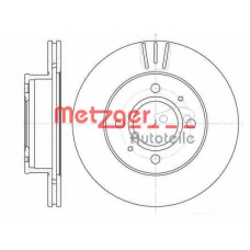 6927.10 METZGER Тормозной диск