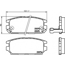 8DB 355 009-291 HELLA PAGID Комплект тормозных колодок, дисковый тормоз