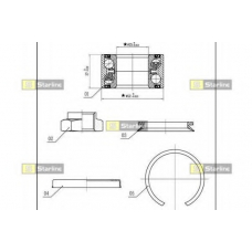 LO 03556 STARLINE Комплект подшипника ступицы колеса