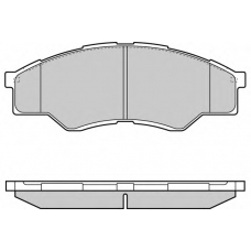12-1375 E.T.F. Комплект тормозных колодок, дисковый тормоз