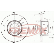 BD-4281 FREMAX Тормозной диск