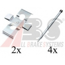 1611Q ABS Комплектующие, колодки дискового тормоза