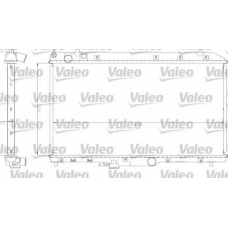 734845 VALEO Радиатор, охлаждение двигателя