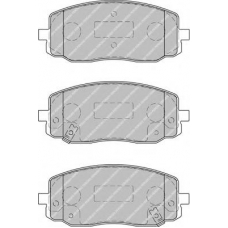 FDB1783 FERODO Комплект тормозных колодок, дисковый тормоз