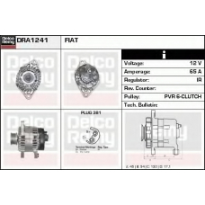 DRA1241 DELCO REMY Генератор