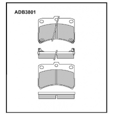 ADB3801 Allied Nippon Тормозные колодки